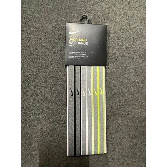 𝅺nike Jacquard Hairbands‎ 6 pack - Picture 2 of 8